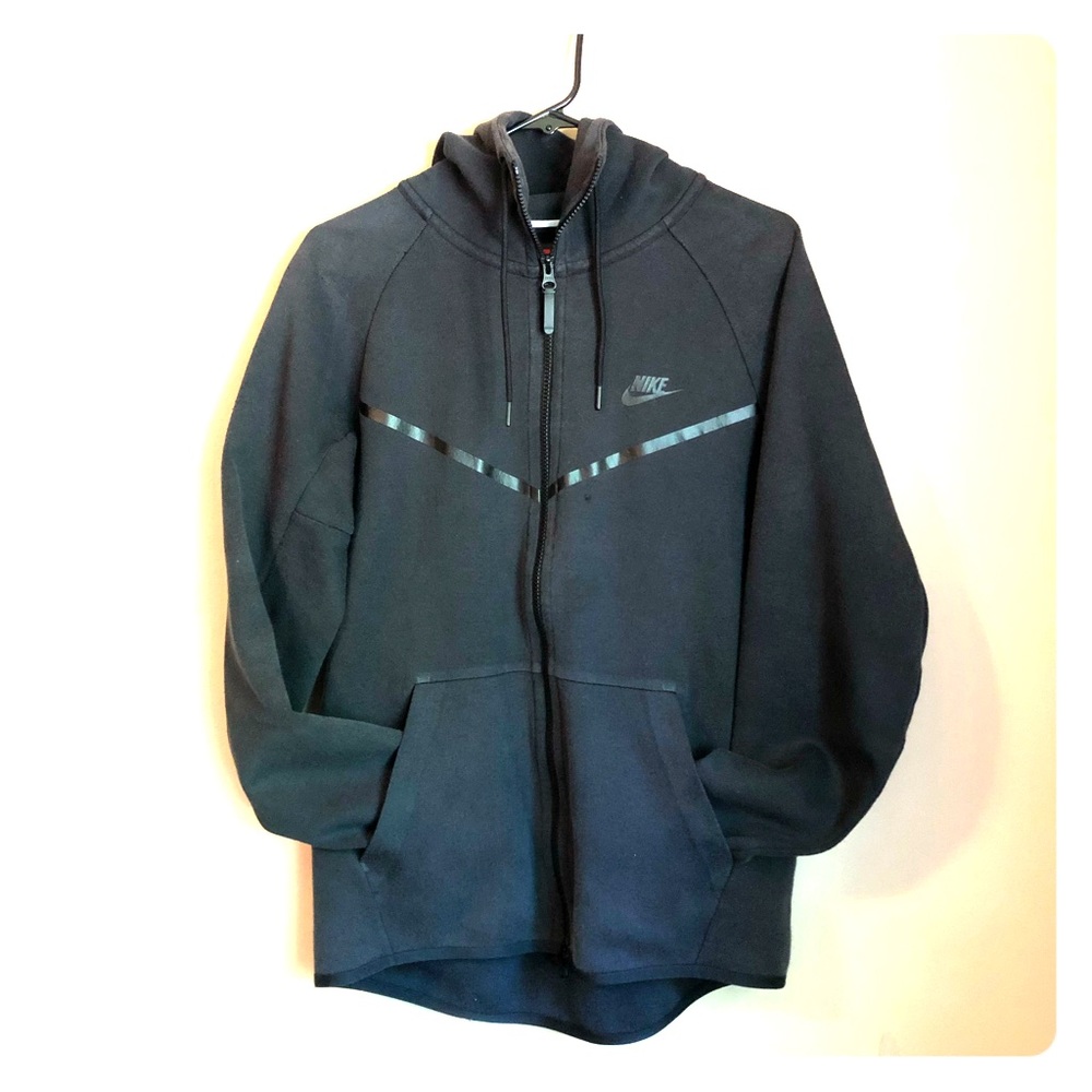 Nike Tech Fleece Black zip up jacket